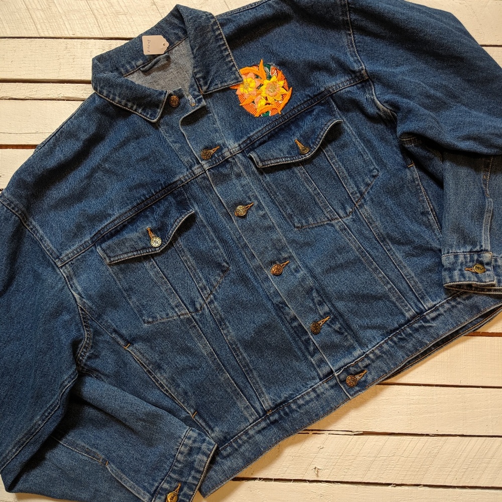 Vintage Denim Jacket (size XL)